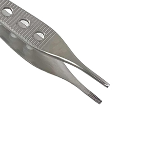 บริการ OEM ODM คีมจับเนื้อเยื่อ Adson คุณภาพสูง ผลิตจากสแตนเลส ใช้งานด้วยมือ นำกลับมาใช้ใหม่ได้ ได้รับการรับรองมาตรฐาน CE สำหรับการผ่าตัดทั่วไป รับประกัน 1 ปี - Product Image 2