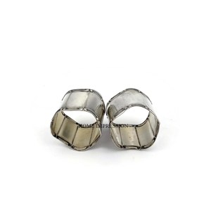 Anillos de Servilleta de Metal en Existencia, Novedades, para Bodas y Fiestas, Color Plateado, Modernos, Hechos a Mano, Ecológicos, al por Mayor - Product Image 1