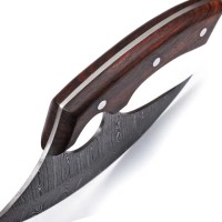 Couteau de hache en acier damas fait à la main OEM de 7 "de qualité supérieure à bas prix en gros