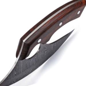 Couteau de hache en acier damas fait à la main OEM de 7 "de qualité supérieure à bas prix en gros - Product Image 3