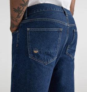 กางเกงยีนส์สกินนี่ของผู้ชายวินเทจผ้ายีนส์พิมพ์ลายฤดูใบไม้ร่วงซักได้ - Product Image 4