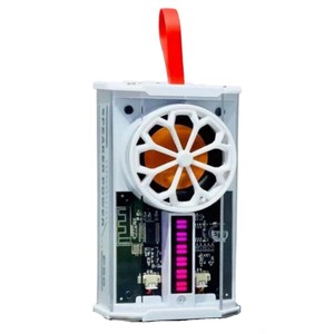 Altoparlante senza fili portatile del Bluetooth, batteria ricaricabile, suono forte, progettazione d'acciaio del cannone per il telefono cellulare universale - Product Image 1