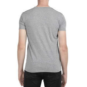 Camiseta de algodón 100% Unisex de alta calidad, cuello redondo de gran tamaño liso y transpirable, personalizable, precio bajo OEM para hombres - Product Image 2