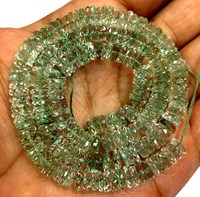 Collier multi-usage en améthyste verte facettée de qualité supérieure, pierre naturelle à grand lustre, certifiée IGI, 20 carats