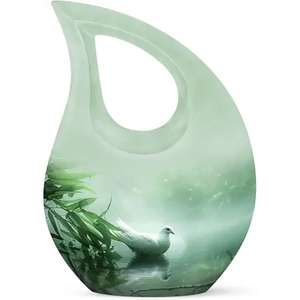 Venta al por mayor de urnas de cremación de metal con diseño hecho a mano ideal para cenizas humanas con logotipo personalizado del exportador y fabricante indio - Product Image 2