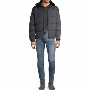 Hot <b>Sale</b> Long Sleeve Heavyweight Men Puffer Jacket New Arrival Regular Fit Full <b>Zipper</b> Bubble Jackets in Wholesale Rate - Product Image 3