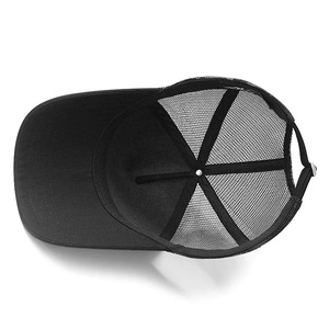 High Quality <b>Waterproof</b> Nylon Baseball Cap 4 Mesh Panel Breathable Snapback Custom Embroidered Blank Trucker <b>Hat</b> OEM Factory - Product Image 4
