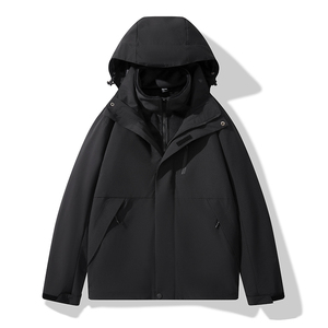 แจ็กเก็ตฤดูหนาวกันน้ำสำหรับผู้หญิงเสื้อกันฝนกลางแจ้งระบายอากาศได้ดีกันลมมีซิปปิดแจ็คเก็ตของผู้ชาย - Product Image 5