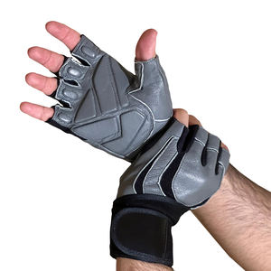 Gants de levage légers en cuir de mouton véritable sur mesure de haute qualité pour la salle de sport et le cyclisme unisexe respirant antidérapant - Product Image 1