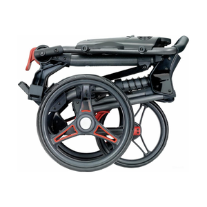 Chariot de golf pliable compact, cadre en aluminium durable, poignée réglable, pneus à roulement fluide - Product Image 2