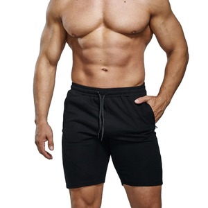 กางเกงขาสั้นผ้าฝ้ายเอวยางยืดสำหรับผู้ชายกางเกงขาสั้นสำหรับใส่เล่นกีฬา - Product Image 1