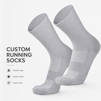 Chaussettes de course anti-ampoules en nylon 6,6 et polyester de qualité supérieure, séchage rapide, personnalisables