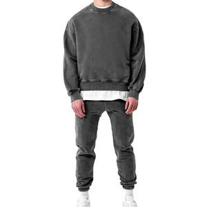 ชุดกีฬาแบบสวมหัวล้างกรดสไตล์วินเทจชุดวอร์มสำหรับผู้ชายและผู้หญิงชุดกีฬาฤดูหนาวไซส์ใหญ่พิเศษระบายอากาศได้ดีสำหรับผู้ใหญ่ - Product Image 1