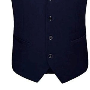 Trajes de Hombre Personalizados de Alta Calidad OEM, Traje Casual de 3 Piezas con Estampado a Cuadros, Traje de Boda Ajustado con Chaleco y Bolsillos - Product Image 6