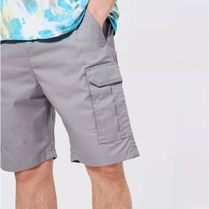 Shorts de sport pour hommes, fabriqués sur mesure, de haute qualité, à taille élastique, respirants, à séchage rapide, multi-poches, cargo, fitness - Product Image 3