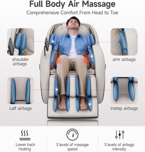 Fauteuil de massage intelligent haut de gamme avec rail SL, fauteuil électrique multifonctionnel pour bureau et domicile, massage par pétrissage - Product Image 5