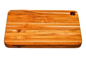 KSN Élégante planche à découper en bois d'acacia Plateau de service Conception réversible rectangulaire efficace pour la présentation de hachage à double usage - Product Image 6