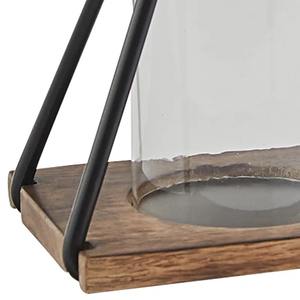 Handle Tray Style Wooden <b>Candle</b> <b>Holder</b> for Home Styling Subtle Light Decorative Display and Functional Accent From India - Product Image 3