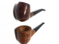 Vente en gros Craft Zone Pipes à fumer modernes en bois naturel, motifs uniques, modèle Inde 1