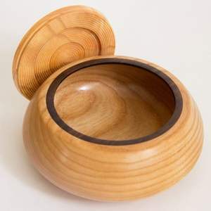 Olla para servir alimentos de madera de mango con tapa para cocina, hotel, restaurante, olla de cazuela cálida de madera personalizada - Product Image 5