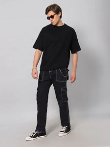 Camiseta informal para hombre de alta calidad 100% algodón Color sólido cuello redondo estampado personalizado camiseta transpirable stock - Product Image 4