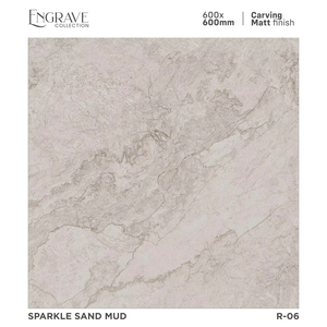 Carreau de porcelaine léger fini mat 600x600mm utilisé dans les cuisines salons chambres décoration - Product Image 1