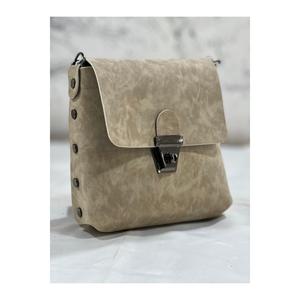 Borsa a tracolla e tracolla Beige regolabile da donna