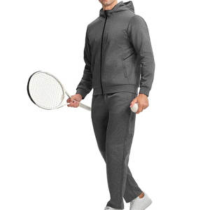 ชุดวอร์มผ้าไนลอนสำหรับผู้ชายเสื้อแจ็คเก็ตและกางเกง100% มีซิปรูดโลโก้ตามสั่ง - Product Image 6