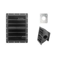 Guide d'ondes pour haut-parleur 204*165*130mm, Corne de tweeter professionnelle de haute qualité pour système Line Array, Corne pour driver de 1 pouce