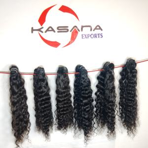 Cheveux indiens crépus raides et de couleur naturelle à cuticules alignées Cheveux pour femmes traitement chimique gratuit vente en gros d'extensions de cheveux humains - Product Image 4