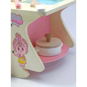 Kids Wooden Rabbit-Themed <b>Kitchen</b> Toy <b>Set</b> Educational Preschool Toy <b>Set</b> for Boys Girls <b>Toddlers</b> New Plastic Box Packed - Product Image 3