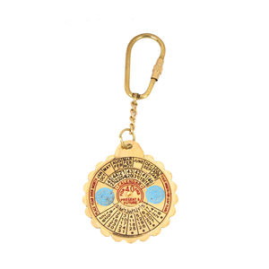 Llavero Náutico de Latón Macizo para Entusiastas de la Navegación y el Yachting que Ofrece Calidad Duradera y Encanto Vintage - Product Image 1