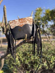 Nuevo Bolso de Mano con Flecos de Piel de Vaca, Bolso Elegante de Cuero Genuino, Oferta, Bolsos Bohemios Multiusos para Mujer - Product Image 4