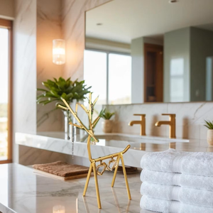 Support à bijoux élégant pour accessoires quotidiens offrant de l'espace pour les colliers, les boucles d'oreilles, les bracelets et les bagues - Product Image 1