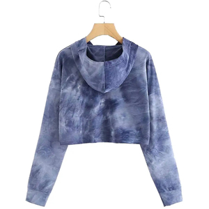 New Arrival Winter Tie Dye Print Pullover <b>Hoodie</b> for Women UK & USA Size <b>Oversized</b> Streetwear Fashion Casual Loungewear - Product Image 5