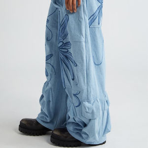 Pantalones holgados de cintura alta, nueva ropa de moda para mujer, pantalones multibolsillos para mujer, pantalones de chándal Cargo informales personalizados para mujer - Product Image 5