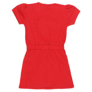T-shirt long à manches courtes pour filles - Rouge - Product Image 2