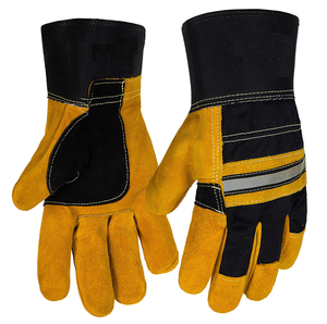Cómodos guantes de trabajo de cuero de alta calidad Guantes DE SEGURIDAD DE CUERO Guantes de aparejo de trabajo para protección industrial de manos - Product Image 6