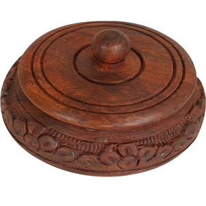 Utensilio de cocina de madera corpulenta de forma sólida, cuenco de madera ecológico multiusos para ensalada, frutas, sopa, arroz, clásico para fiestas - Product Image 2