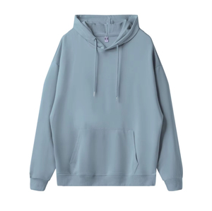 <b>Brown</b> Acid Wash Hoodie Kangaroo Pockets <b>Men</b> Pullover Oversized Cotton Polyester Fabric Vintage Streetwear Hoodies - Product Image 4