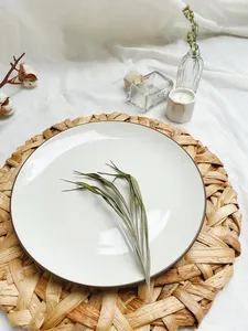 Manteles Individuales Tejidos a Mano de Jacinto de Agua Natural y Bambú, Duraderos y Ecológicos, la Mejor Compra para Decoración de Mesa - Product Image 5