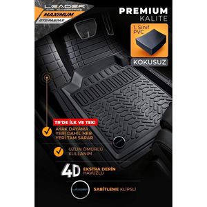 Geely Familia 4d Pool Car Mat Série Maximum Modèle découpable Gris - Product Image 5
