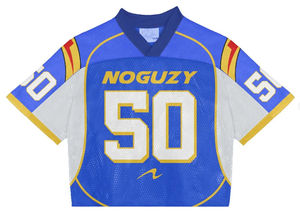 Custom <b>Cropped</b> Boxy Streetwear American Football Jersey Embroidered Logo Short Plus Size Patchwork Sublimation Mesh Streetwear - Product Image 2