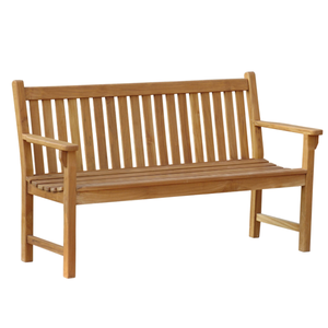 ม้านั่งในสวนไม้สัก150ซม. ทันสมัยทนทานสำหรับบ้านกลางแจ้งวิลล่าและเฟอร์นิเจอร์โรงแรม - Product Image 2