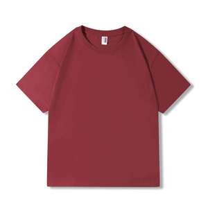 Stock Lots Liquidation Hommes Été Manches Courtes Haute Qualité Couleur Unie Unie Blanc Col Rond Coton Causal T-shirt Couleur Unie Stock - Product Image 4