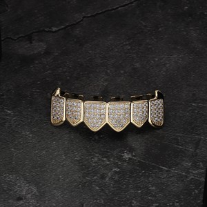 IGI Certified 925 Sterling <b>Silver</b> Luxury Teeth Grillz Brilliant Cut VVS Moissanite Diamond Gold Custom Hip Hop Party Wedding - Product Image 4