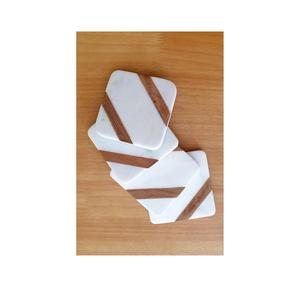 Posavasos liso de mármol de buena venta, posavasos de piedra más demandados para decoraciones de mesa, fiestas de boda, bares y restaurantes - Product Image 1