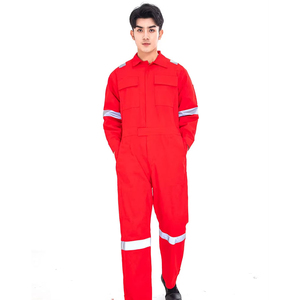 Ensemble de salopettes d'atelier pour hommes Uniforme de réparation de mécanicien soudeur intégré à manches longues Combinaison de sécurité durable avec impression personnalisée et logo - Product Image 2