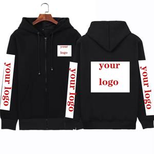 Custom Solid Winter Hoodies Diy Logo Image Print Clothing Customized <b>Zipper</b> <b>Sweatshirt</b> Hoodie Pullover Size Xs-4Xl - Product Image 4