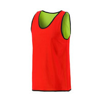 Chaleco deportivo de fútbol superventas, Baberos de fútbol de entrenamiento de malla para deportes, Baberos de entrenamiento deportivo reversibles a precio barato, chaleco de fútbol